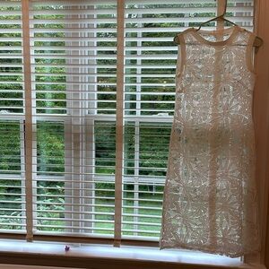 Never worn sheer lace dress